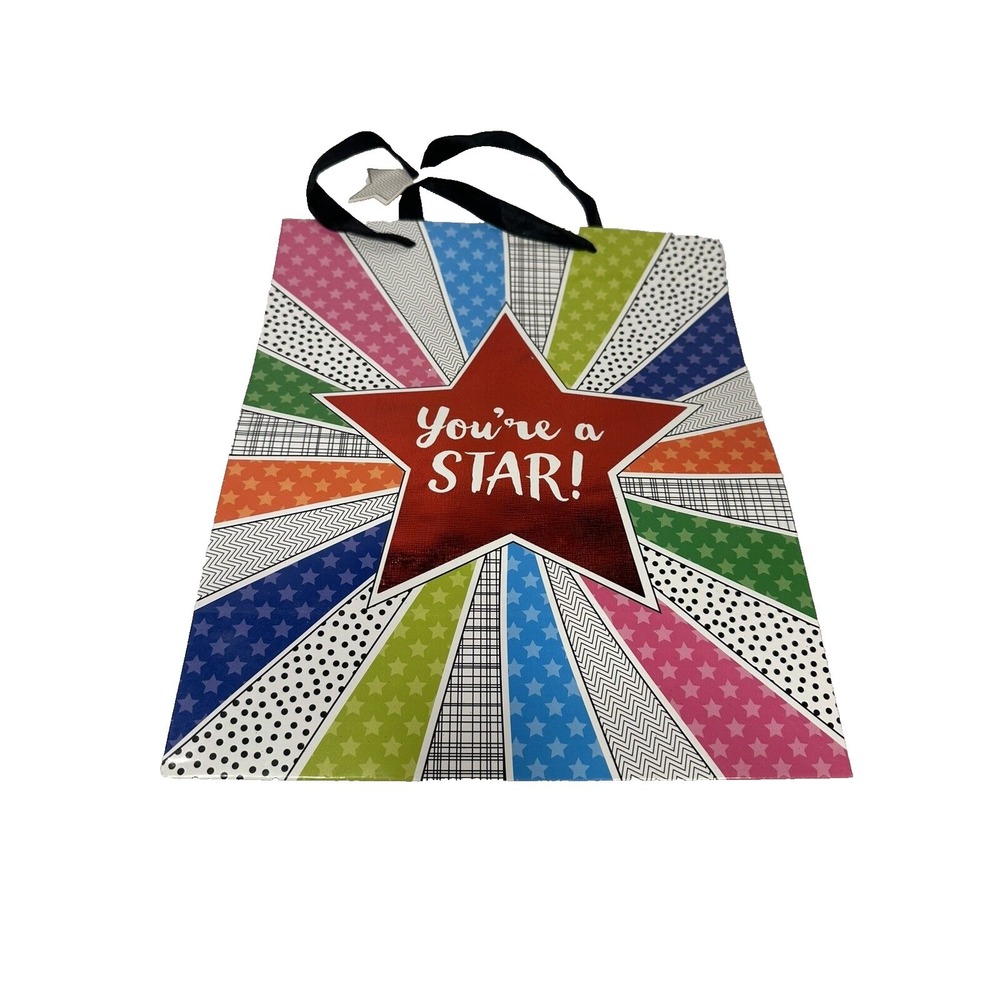 10 BAGS VOILA gift bag party bag BIRTHDAY approximately 5X10 inch 12 inches tall